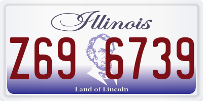 IL license plate Z696739