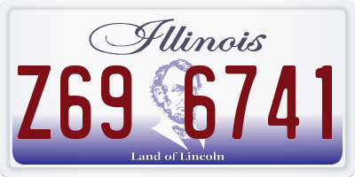 IL license plate Z696741