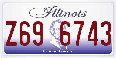IL license plate Z696743