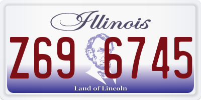 IL license plate Z696745