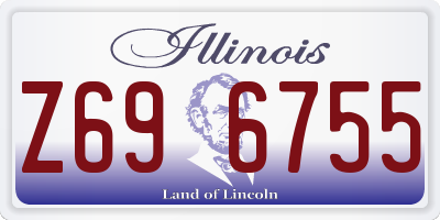 IL license plate Z696755