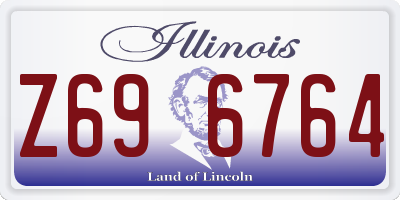 IL license plate Z696764