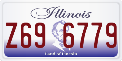 IL license plate Z696779