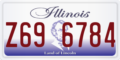 IL license plate Z696784