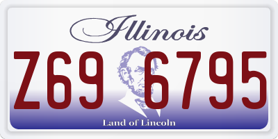 IL license plate Z696795