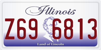 IL license plate Z696813