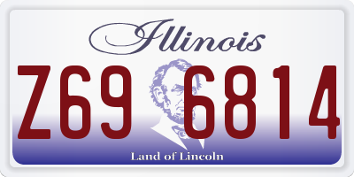 IL license plate Z696814