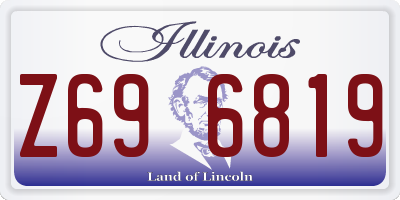 IL license plate Z696819