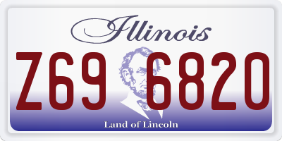 IL license plate Z696820