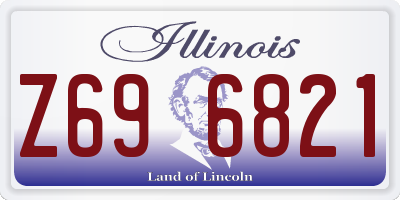 IL license plate Z696821