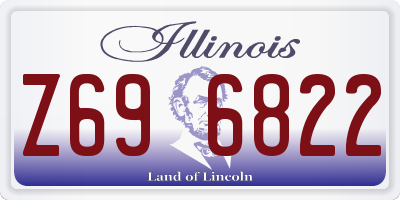 IL license plate Z696822