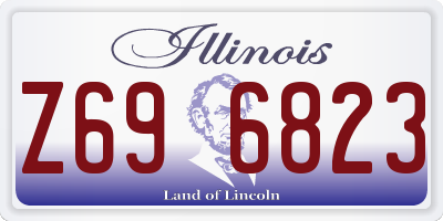 IL license plate Z696823
