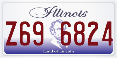 IL license plate Z696824