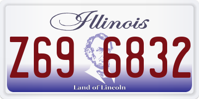 IL license plate Z696832
