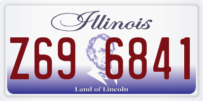 IL license plate Z696841