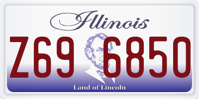 IL license plate Z696850