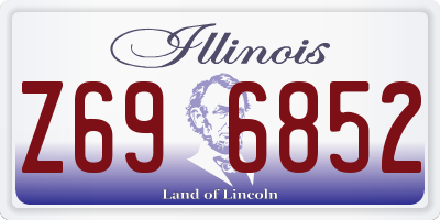IL license plate Z696852