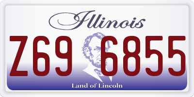 IL license plate Z696855