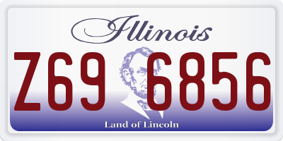 IL license plate Z696856