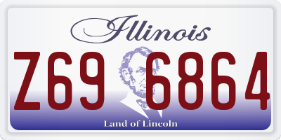 IL license plate Z696864