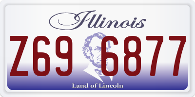 IL license plate Z696877