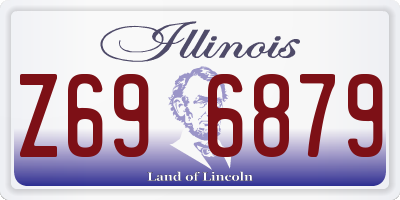IL license plate Z696879