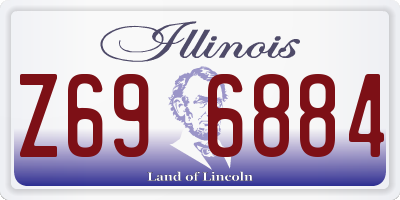 IL license plate Z696884