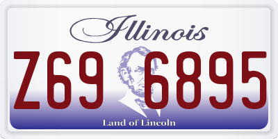 IL license plate Z696895