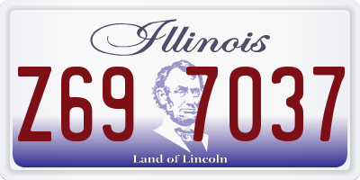 IL license plate Z697037