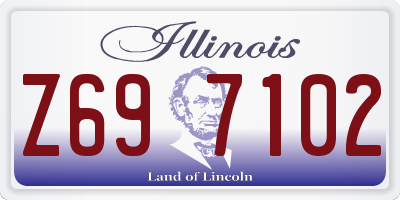 IL license plate Z697102