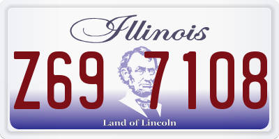 IL license plate Z697108