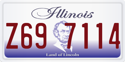 IL license plate Z697114