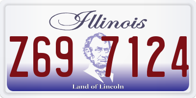 IL license plate Z697124