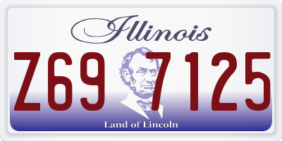 IL license plate Z697125