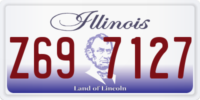 IL license plate Z697127