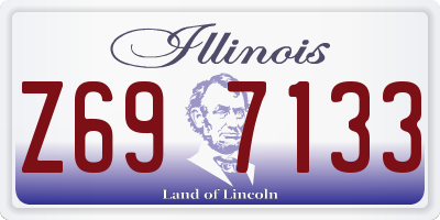 IL license plate Z697133