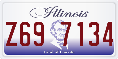 IL license plate Z697134