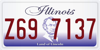 IL license plate Z697137