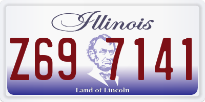 IL license plate Z697141