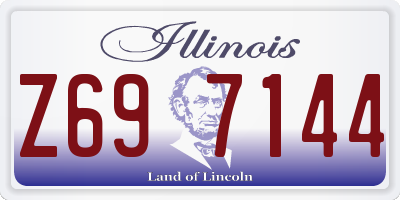 IL license plate Z697144