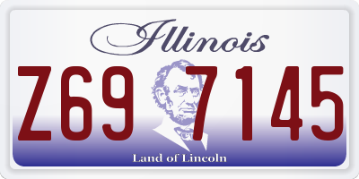 IL license plate Z697145