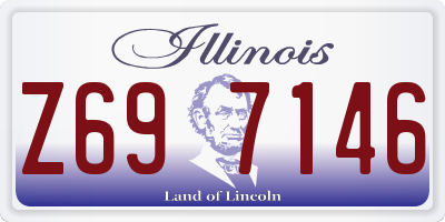 IL license plate Z697146