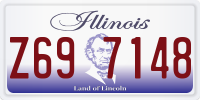 IL license plate Z697148