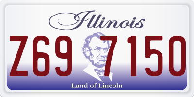 IL license plate Z697150