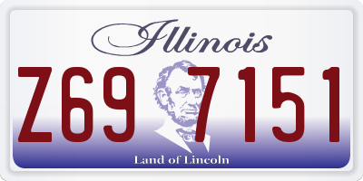 IL license plate Z697151