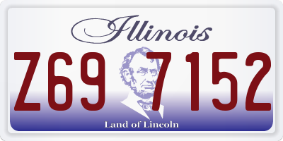 IL license plate Z697152