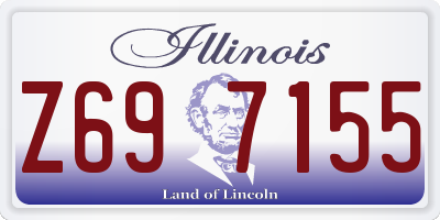 IL license plate Z697155