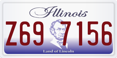 IL license plate Z697156
