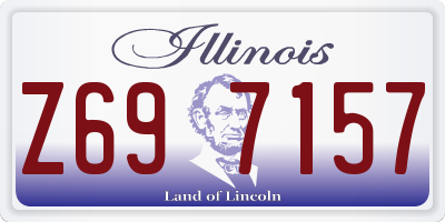 IL license plate Z697157