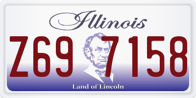IL license plate Z697158